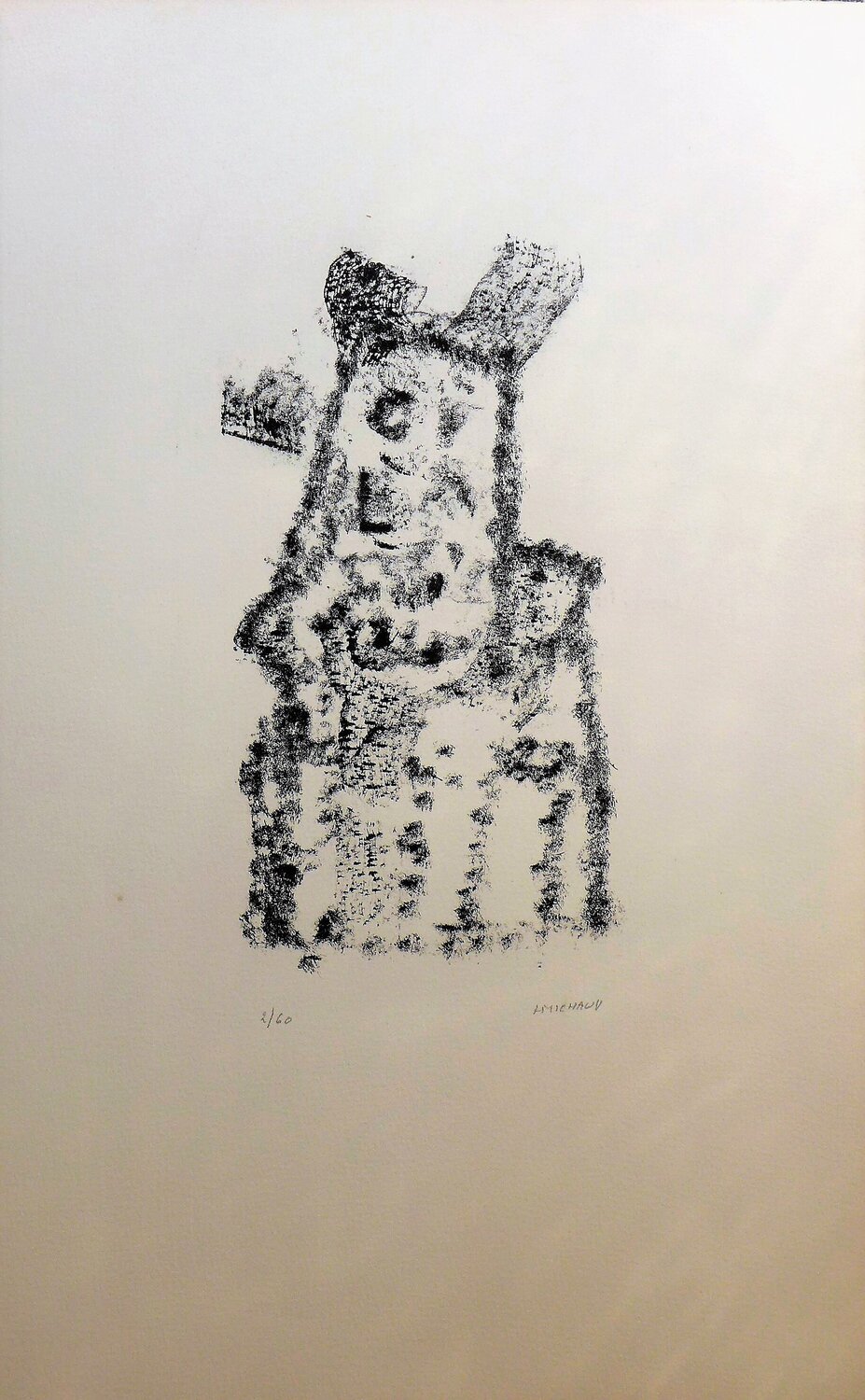 Composition 116 Henri Michaux Afdruk te koop