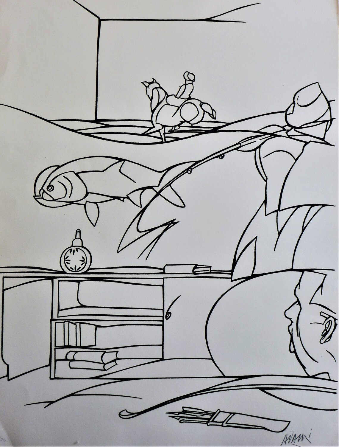 Sans titre Valerio Adami