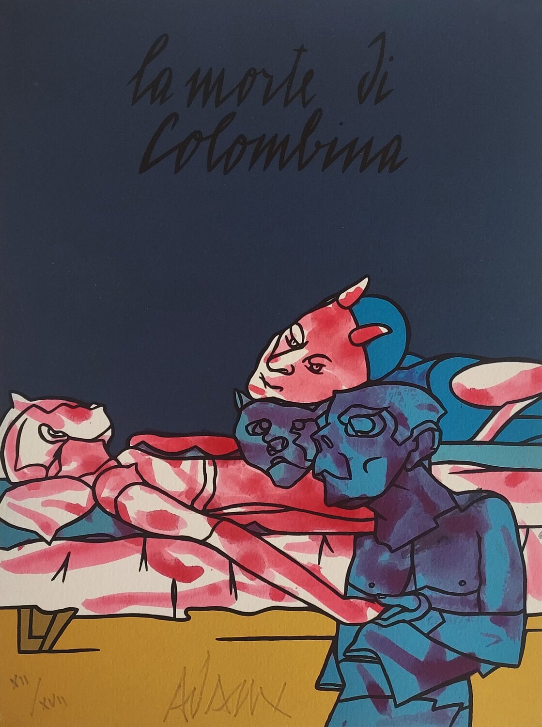 Les impromptus du matin - Colombine Valerio Adami