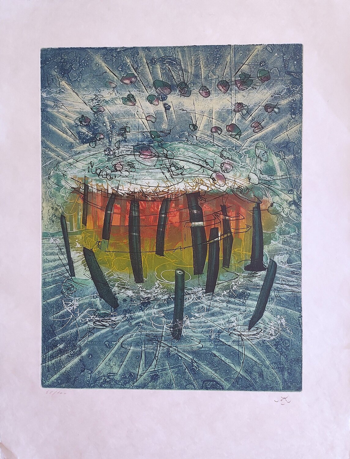 Hom'mere III - L'Ergonaute Roberto Matta Druck zu verkaufen