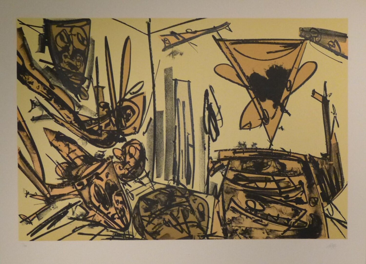 Kafka 6 Antonio Saura Stampa in vendita