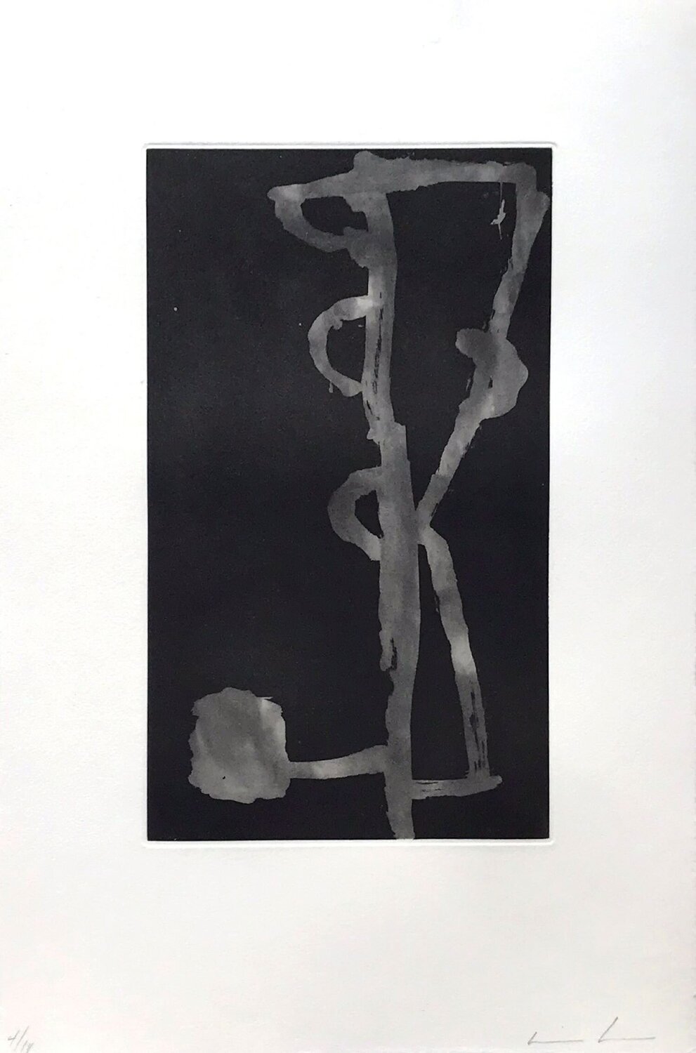 Stabat mater black & grey XII James Brown Druck zu verkaufen