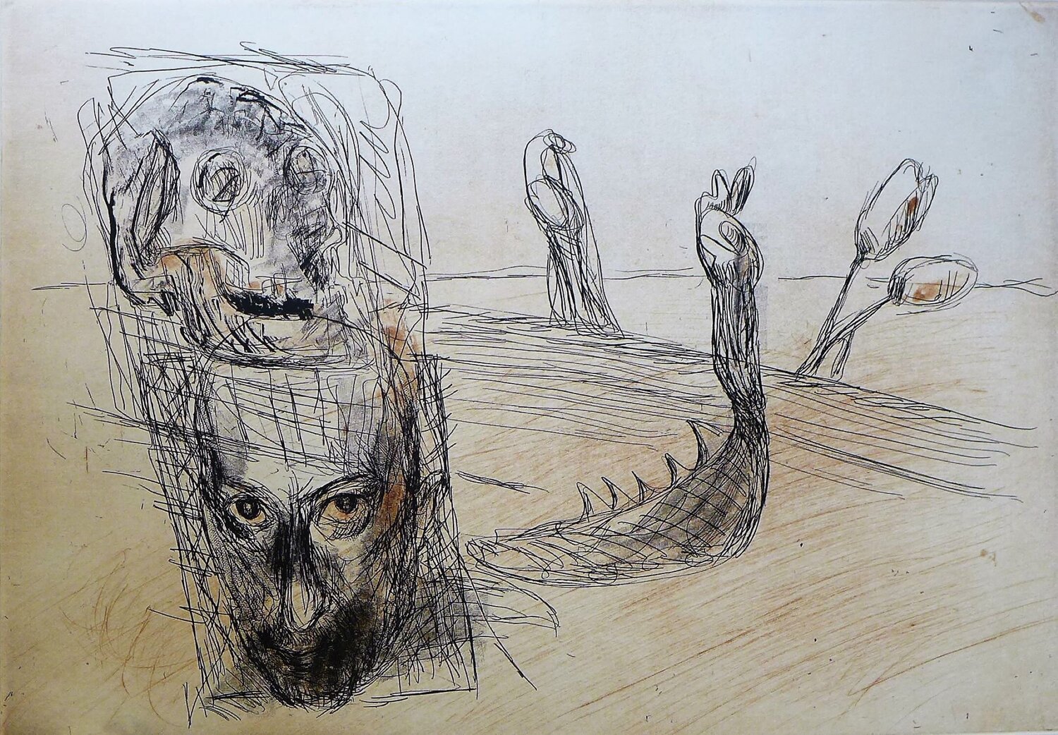 Vanitas 1 Markus Lüpertz Stampa in vendita