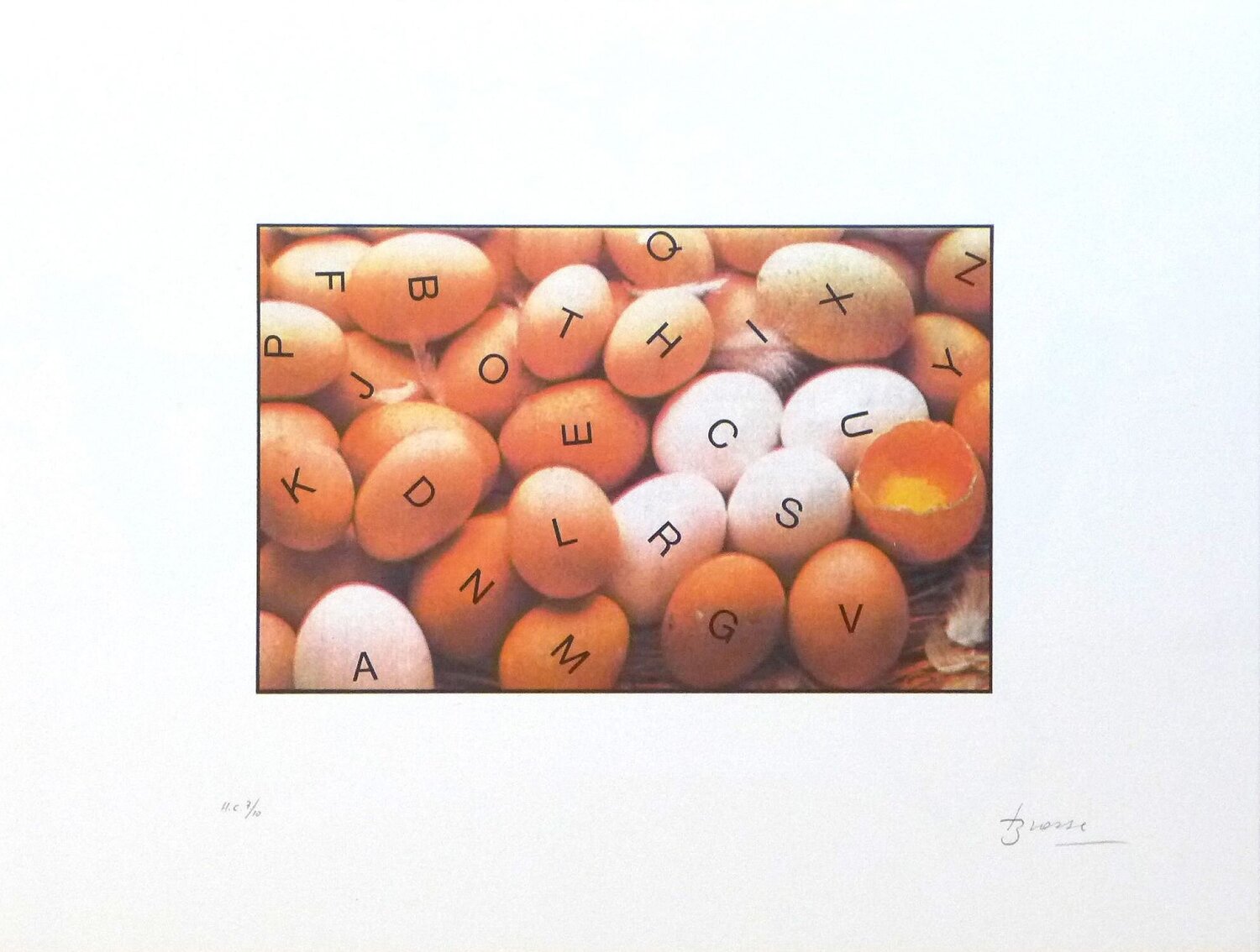 Poema visual 27 Joan Brossa Stampa in vendita