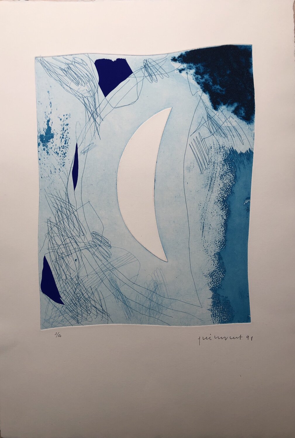 Nocturn 3 Josep Guinovart Stampa in vendita