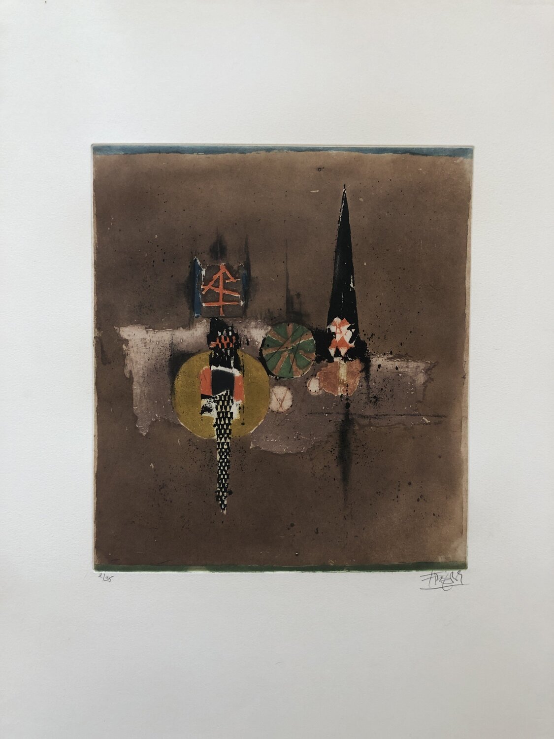 Sans Titre 12 Johnny Friedlaender Stampa in vendita