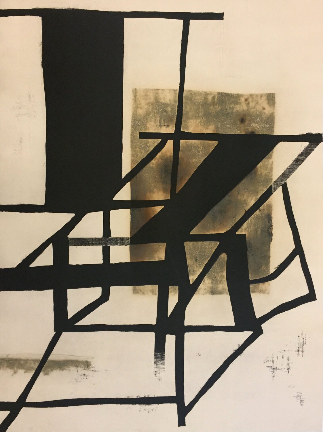 Self and Self Shadow Wang Huaiqing Druck zu verkaufen