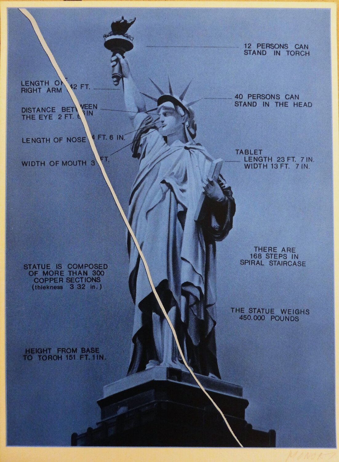 USA 76 - Statue de la liberté Jacques Monory