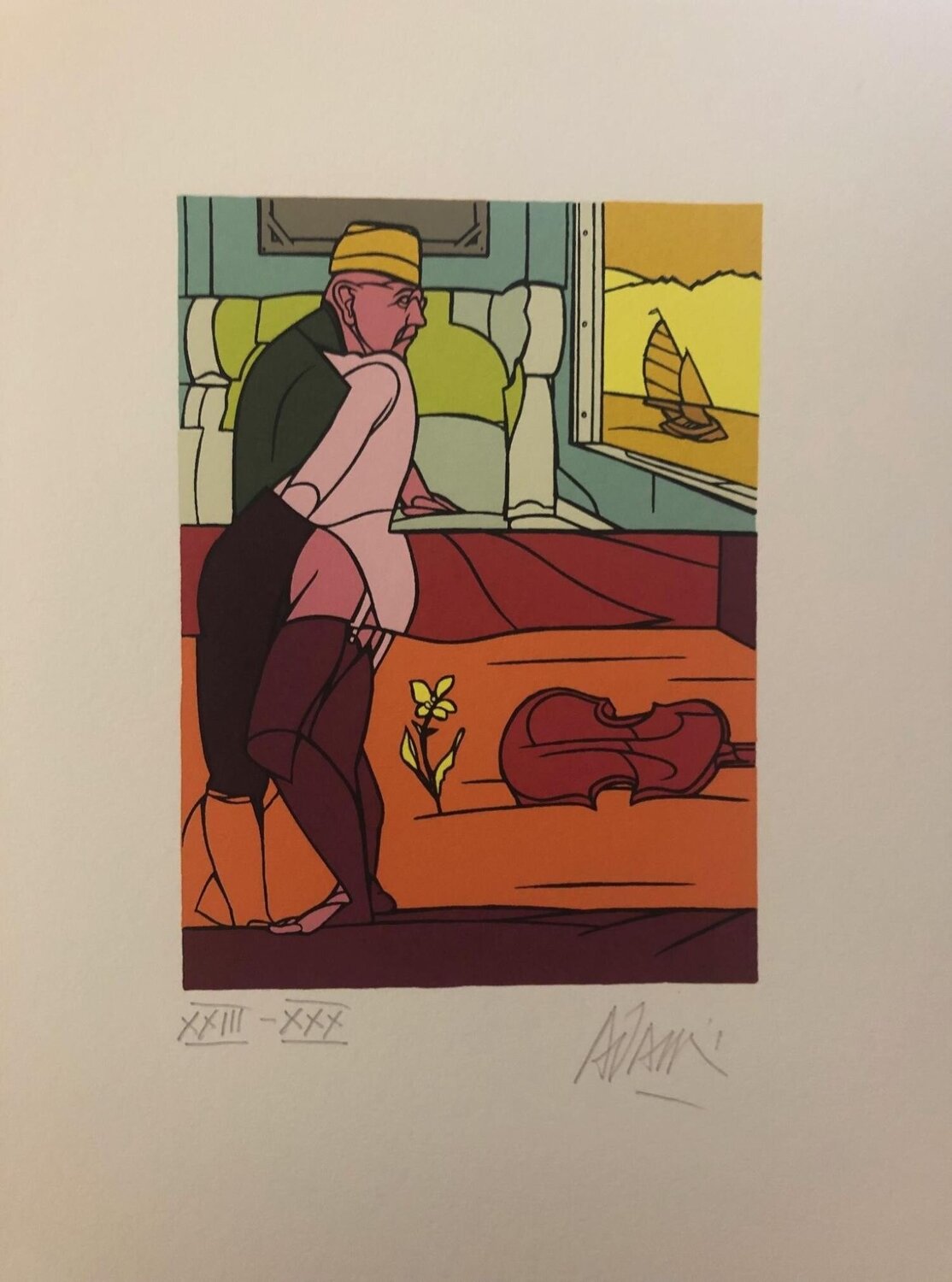 Sans titre Valerio Adami