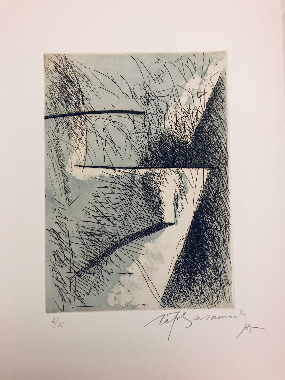 Composition de la suite "Estrats" 2 Albert Ràfols-Casamada