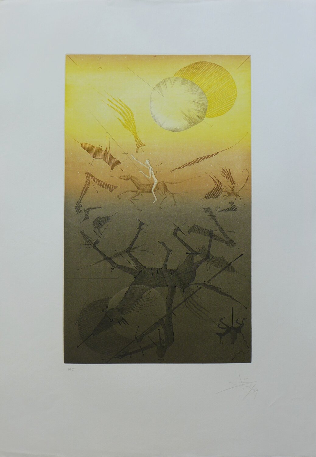 Quichotte 5 Joan Ponç Stampa in vendita