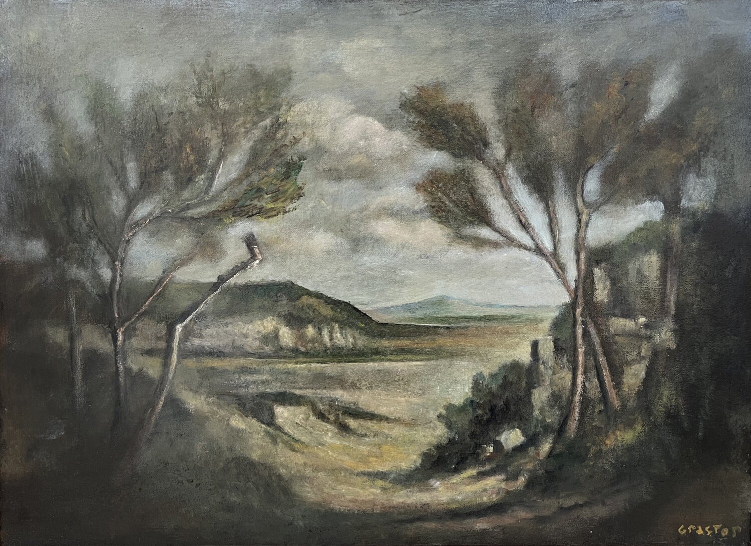 Hommage à Cézanne Gilbert Pastor Dipinto originale in vendita