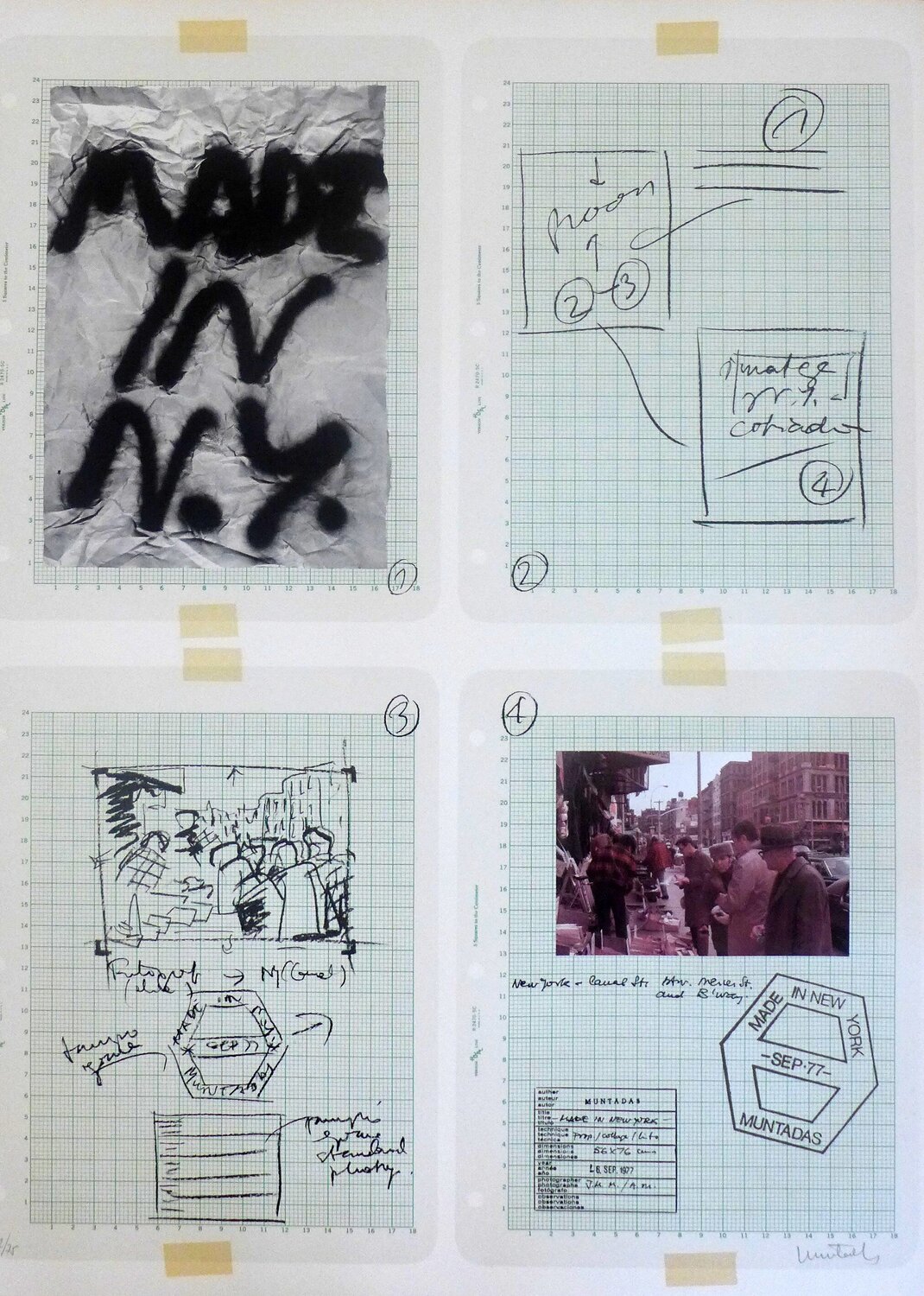 Made in N.Y. Antoni Muntadas Stampa in vendita
