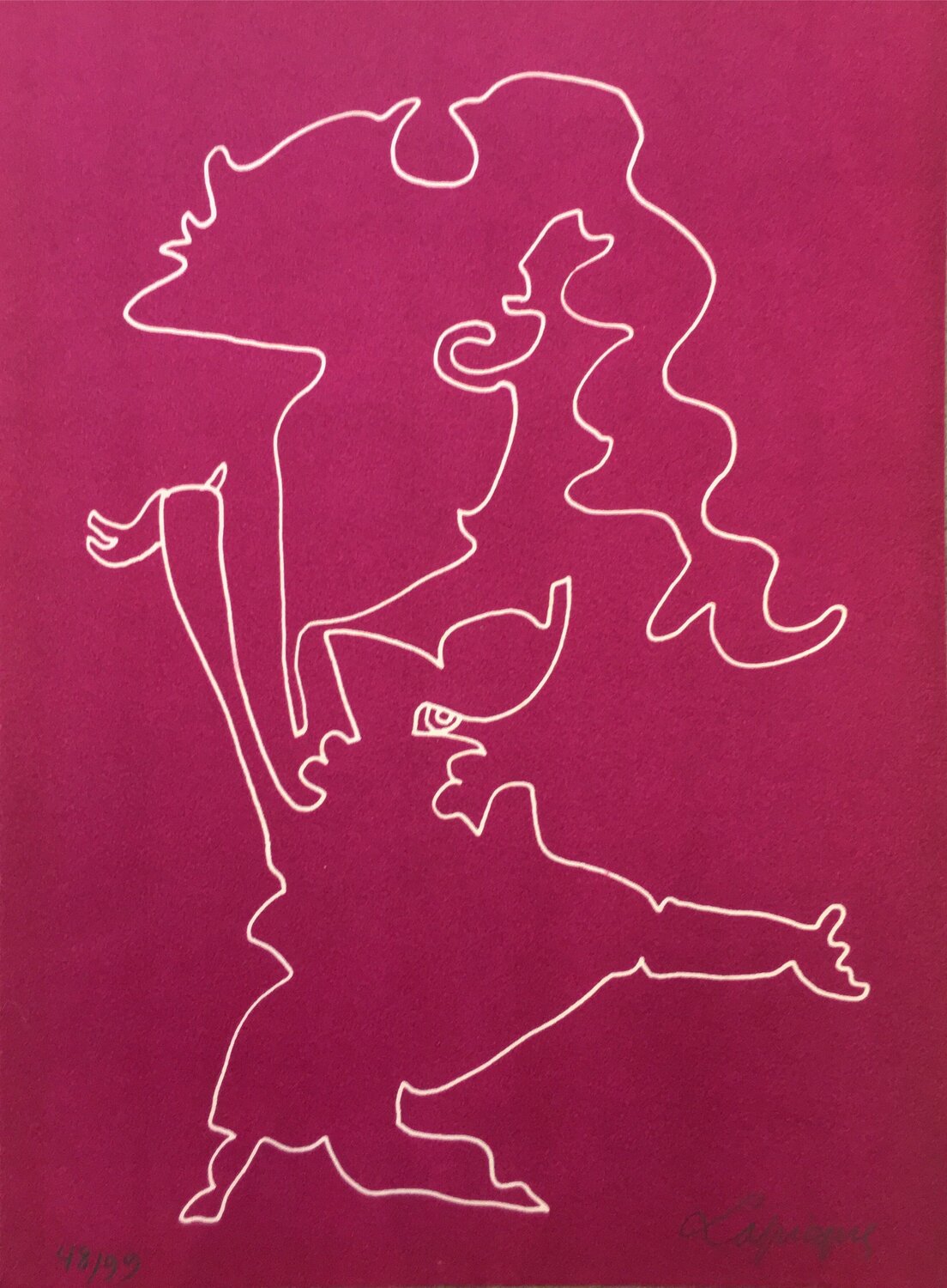 Le conjureur Charles Lapicque Print for sale