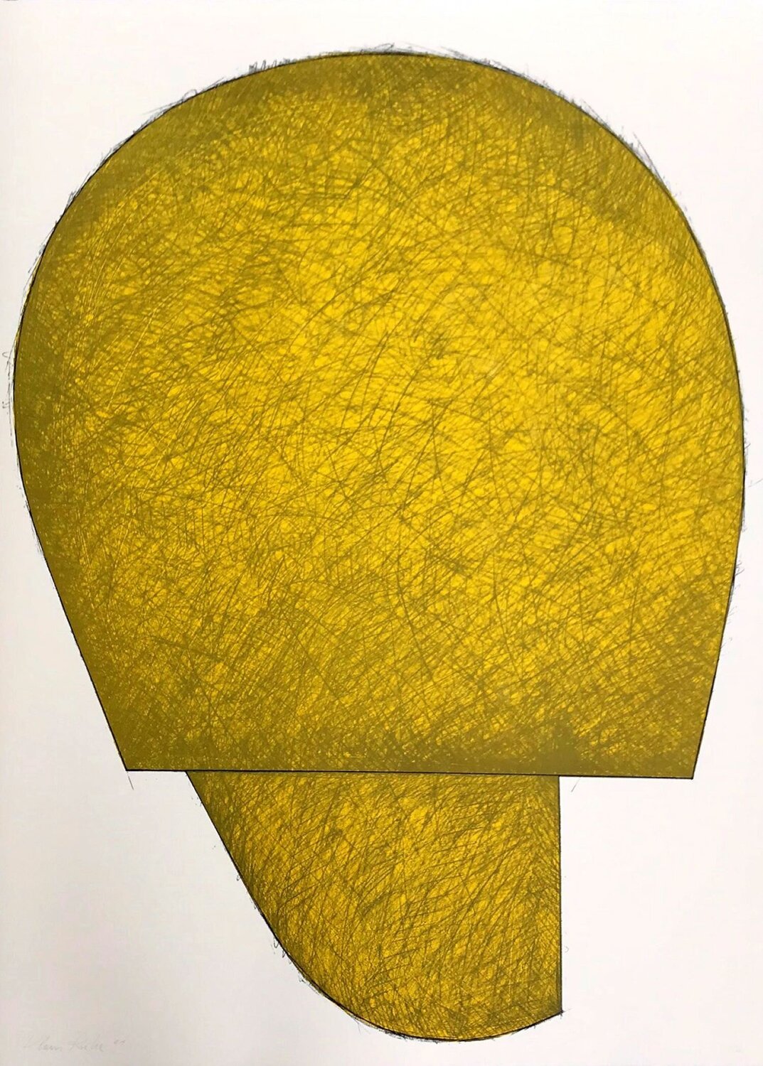 Hoches C4 Klaus Rinke Print for sale