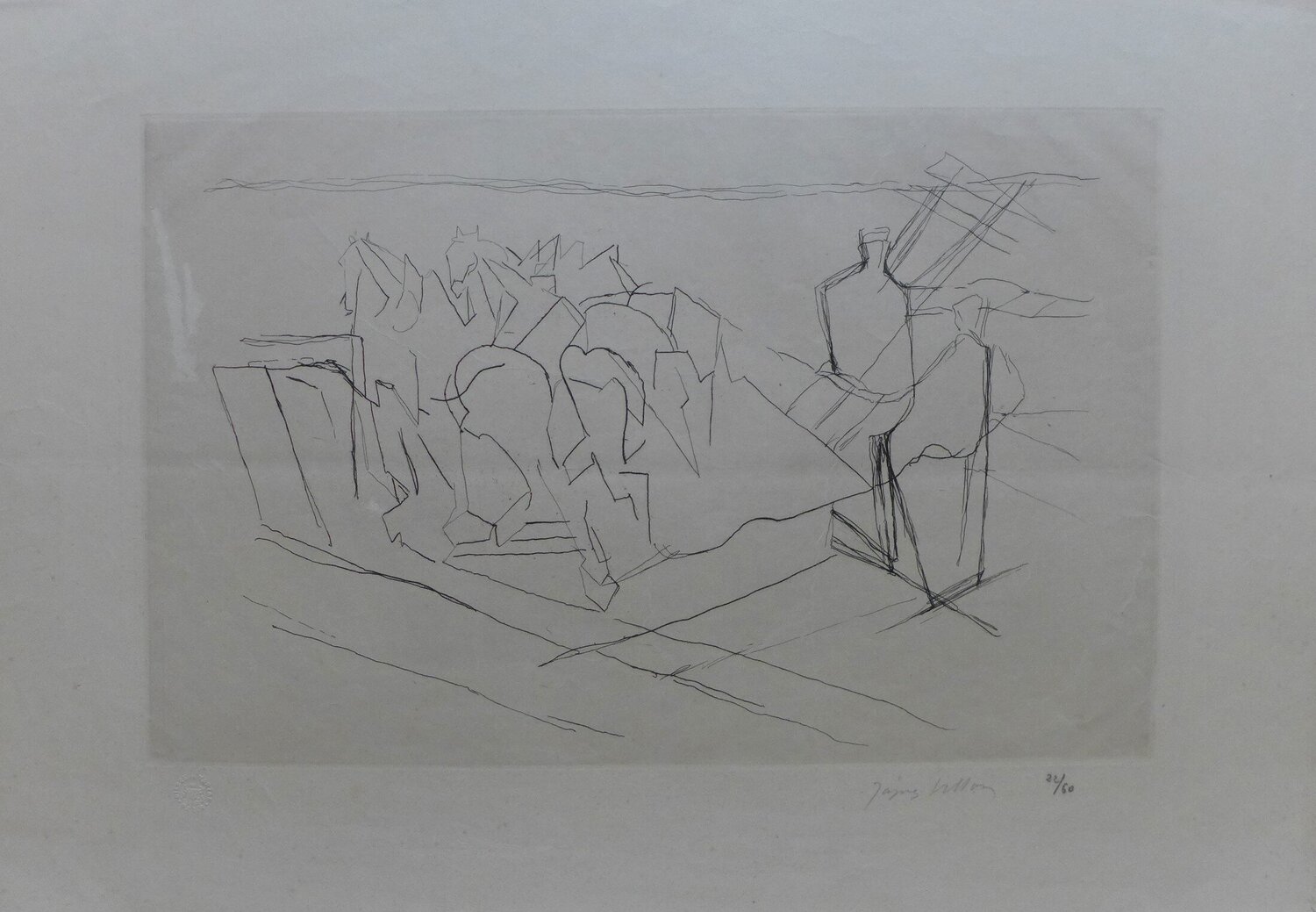 La Faucheuse Jacques Villon Stampa in vendita