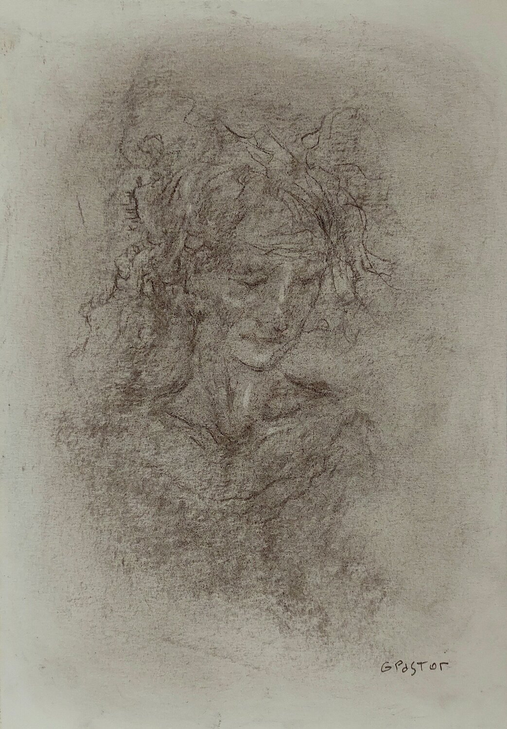 Portrait Gilbert Pastor Tekening te koop