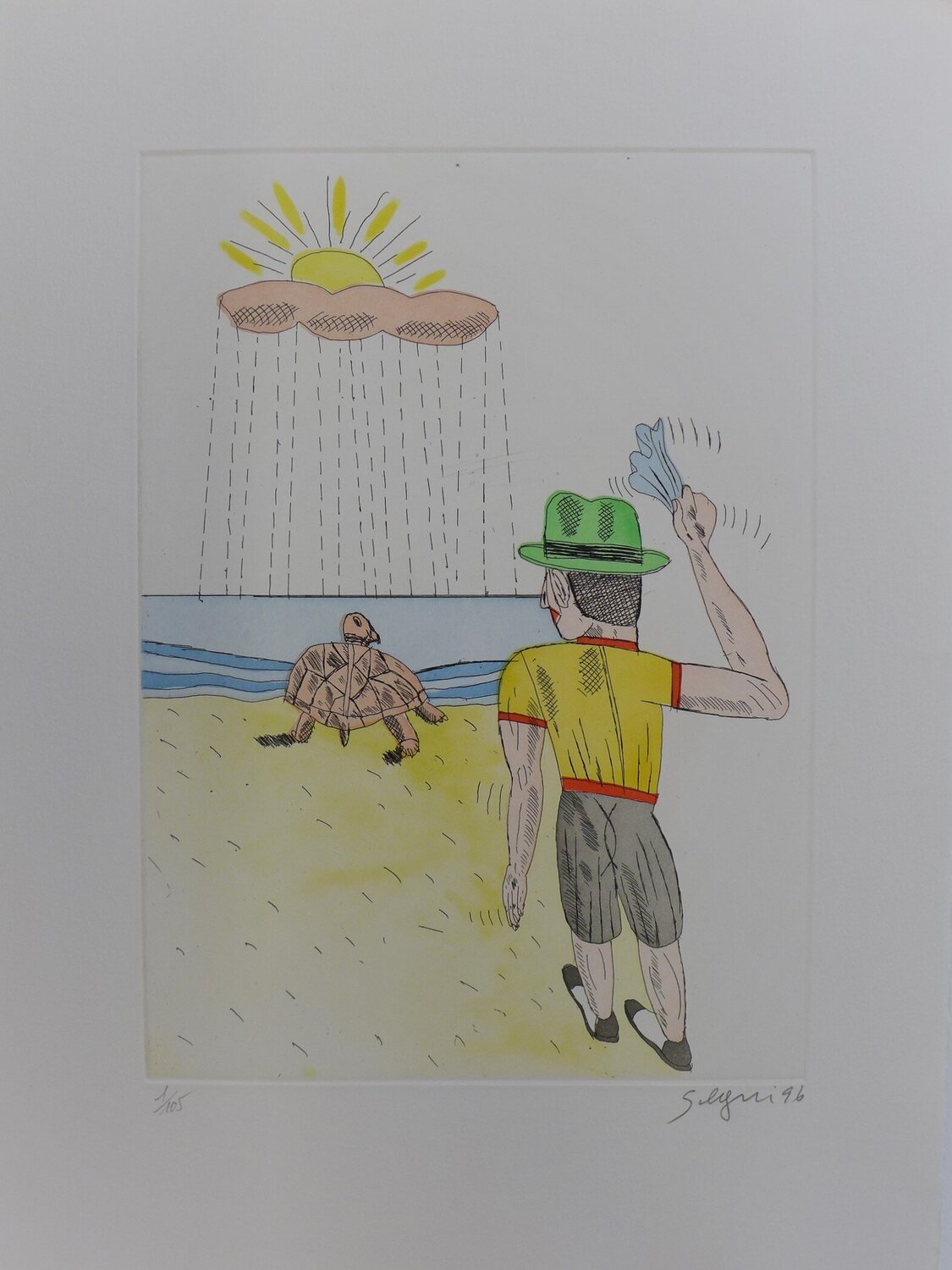 Juanito 7 de Antonio Seguí (1996) Impresión Grabado en Papel Singulart