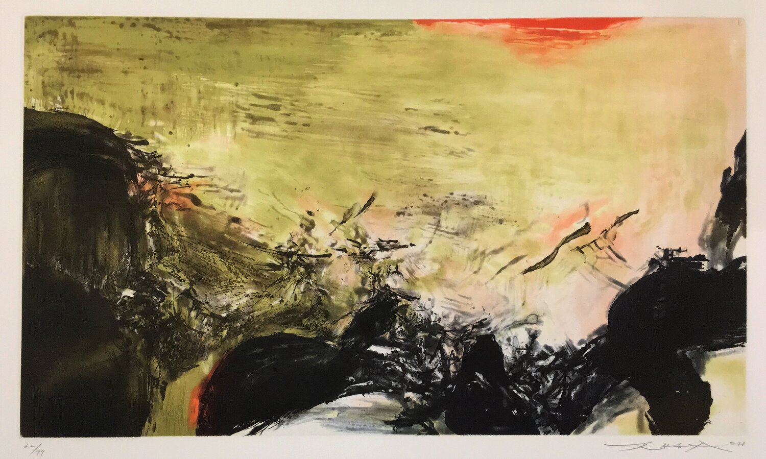 Composition 302A Zao Wou-Ki 趙無極