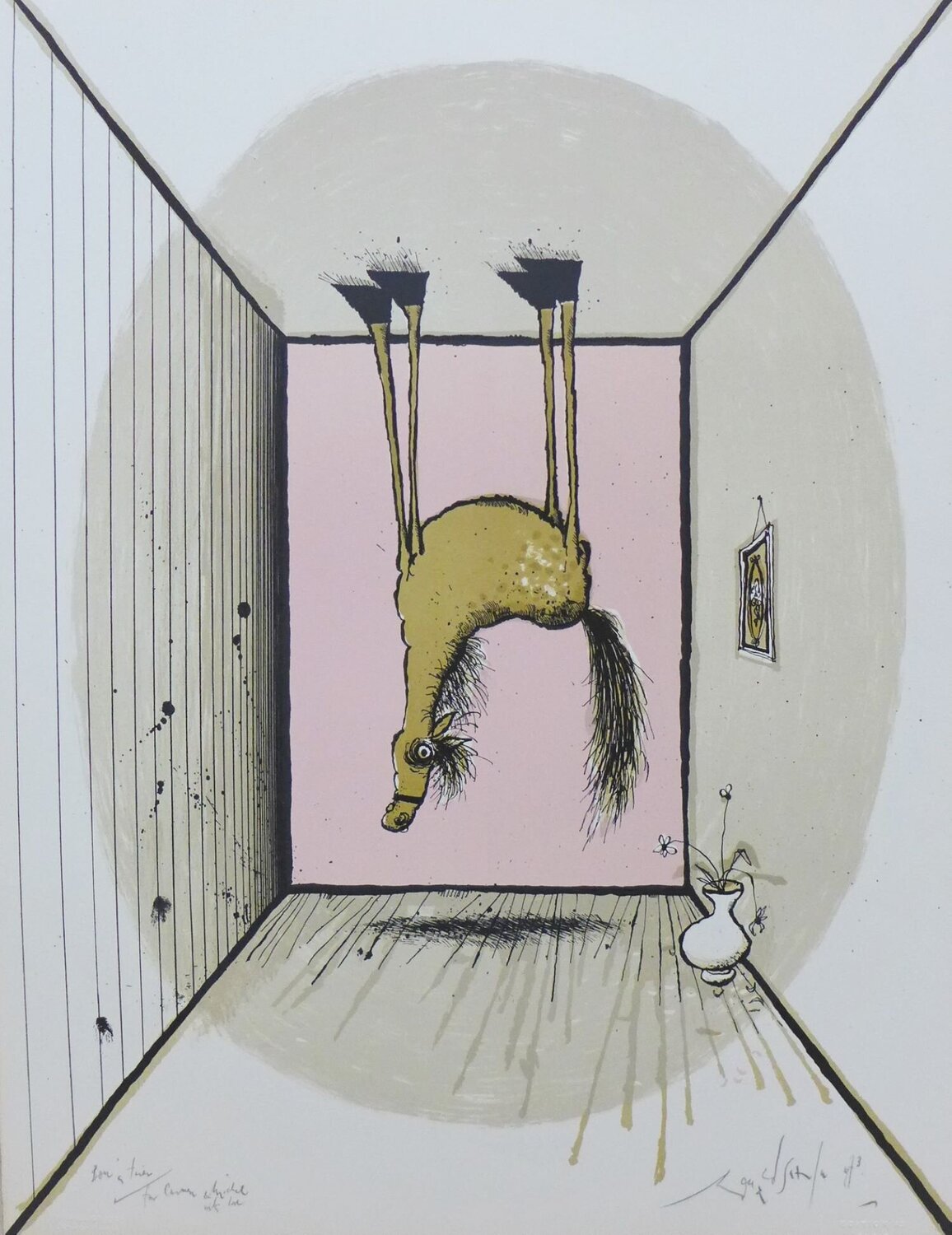 Pegasus returns Ronald Searle Stampa in vendita