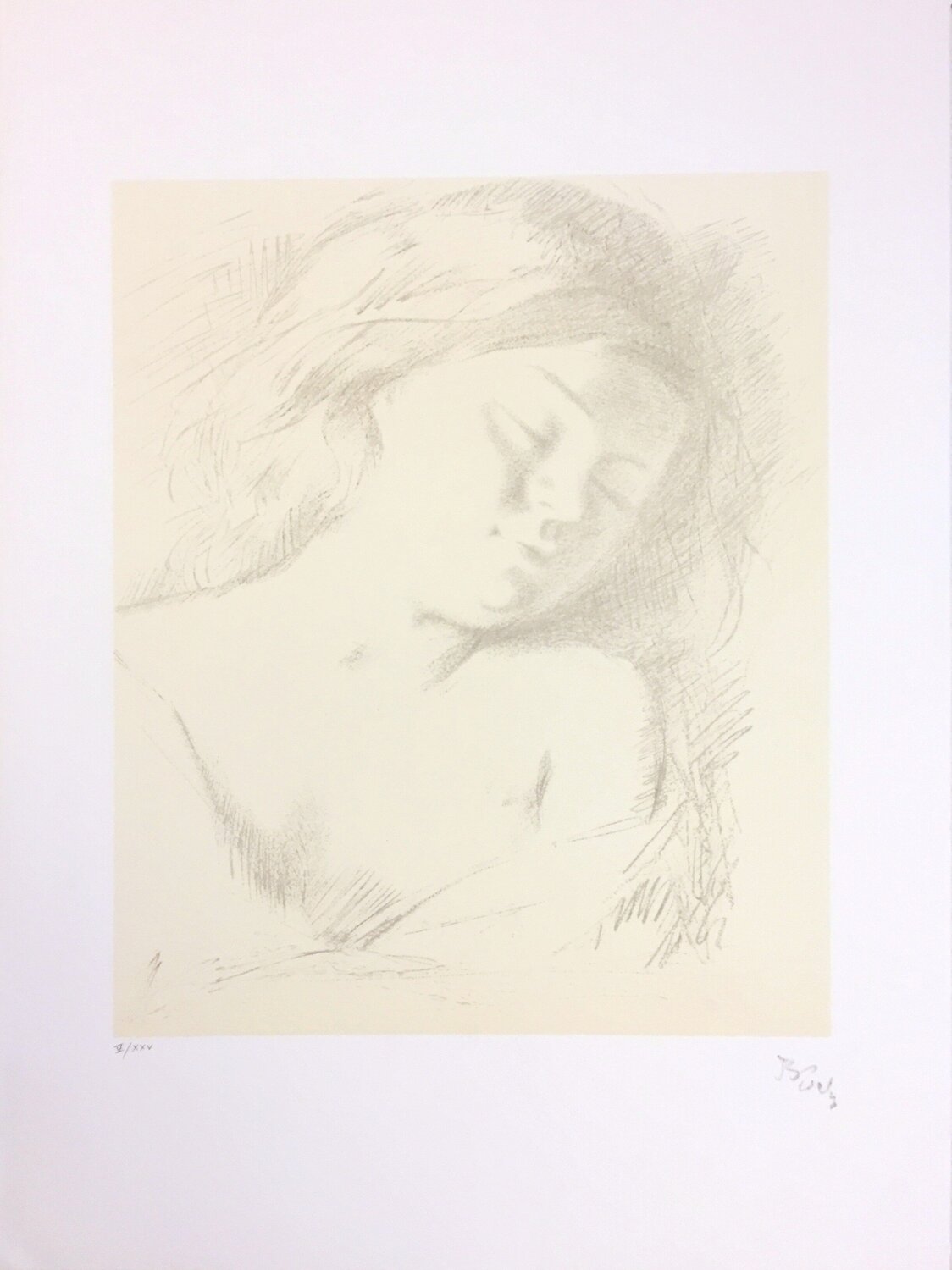 Jeune fille endormie Balthus Stampa in vendita