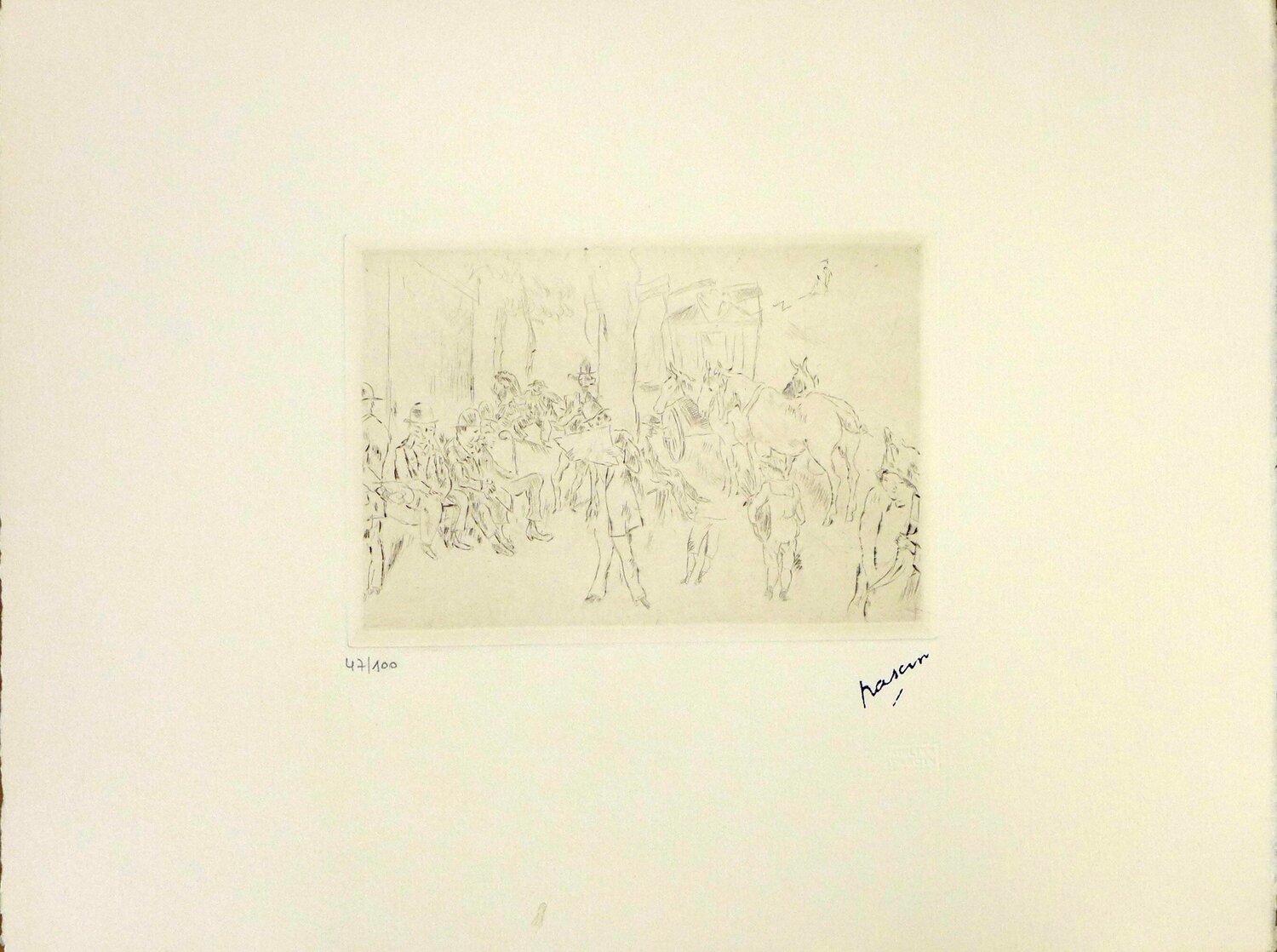 Scène de Fortifs Jules Pascin Druck zu verkaufen