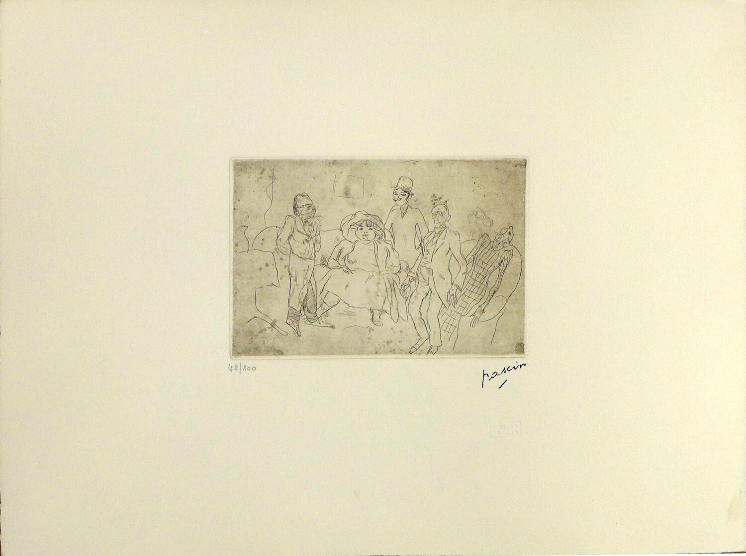 Le marchand turc Jules Pascin Stampa in vendita