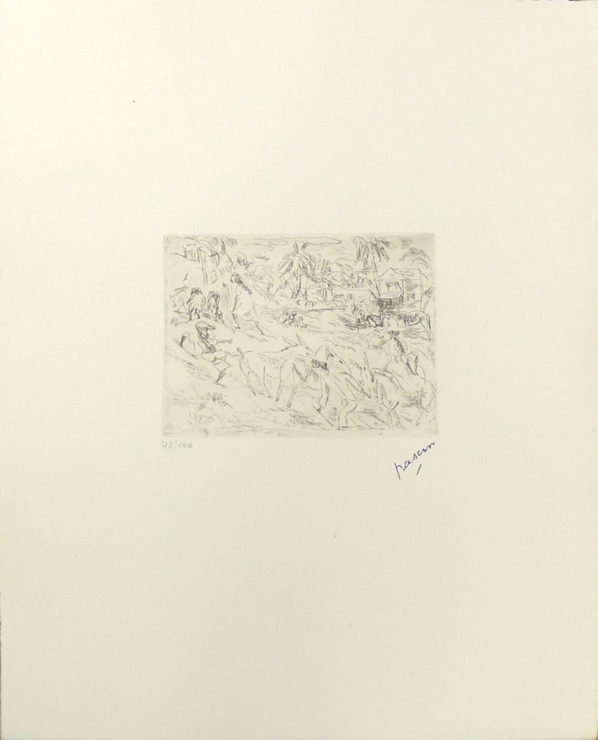 Campagne Cubaine Jules Pascin Stampa in vendita