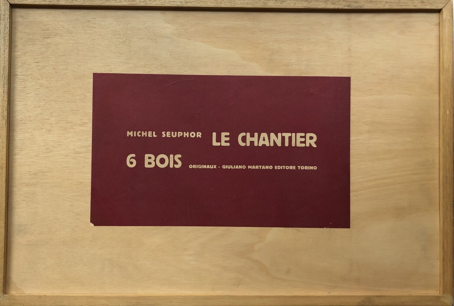 Le Chantier Michel Seuphor Afdruk te koop