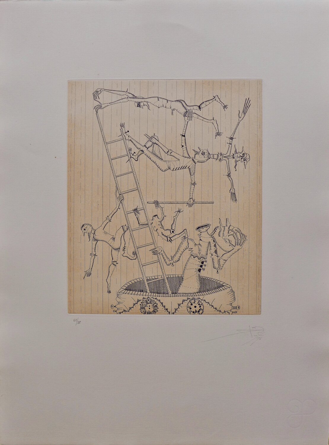 Equilibrio Joan Ponç Print for sale