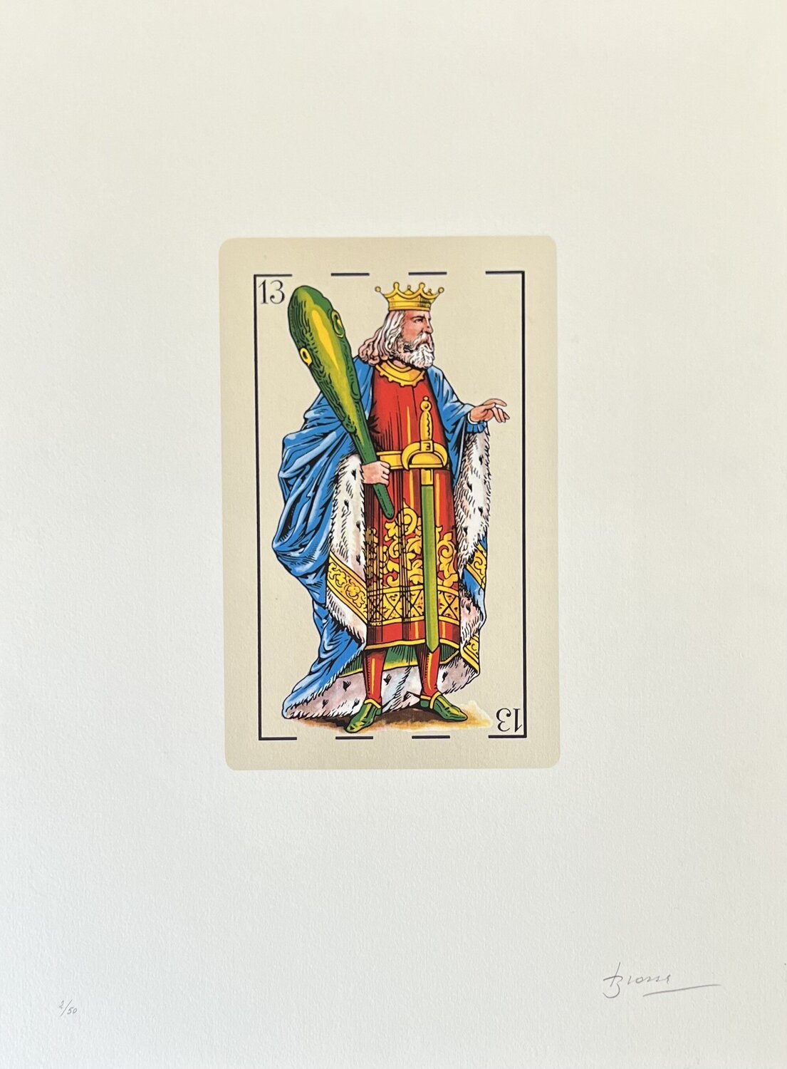 King Joan Brossa Afdruk te koop