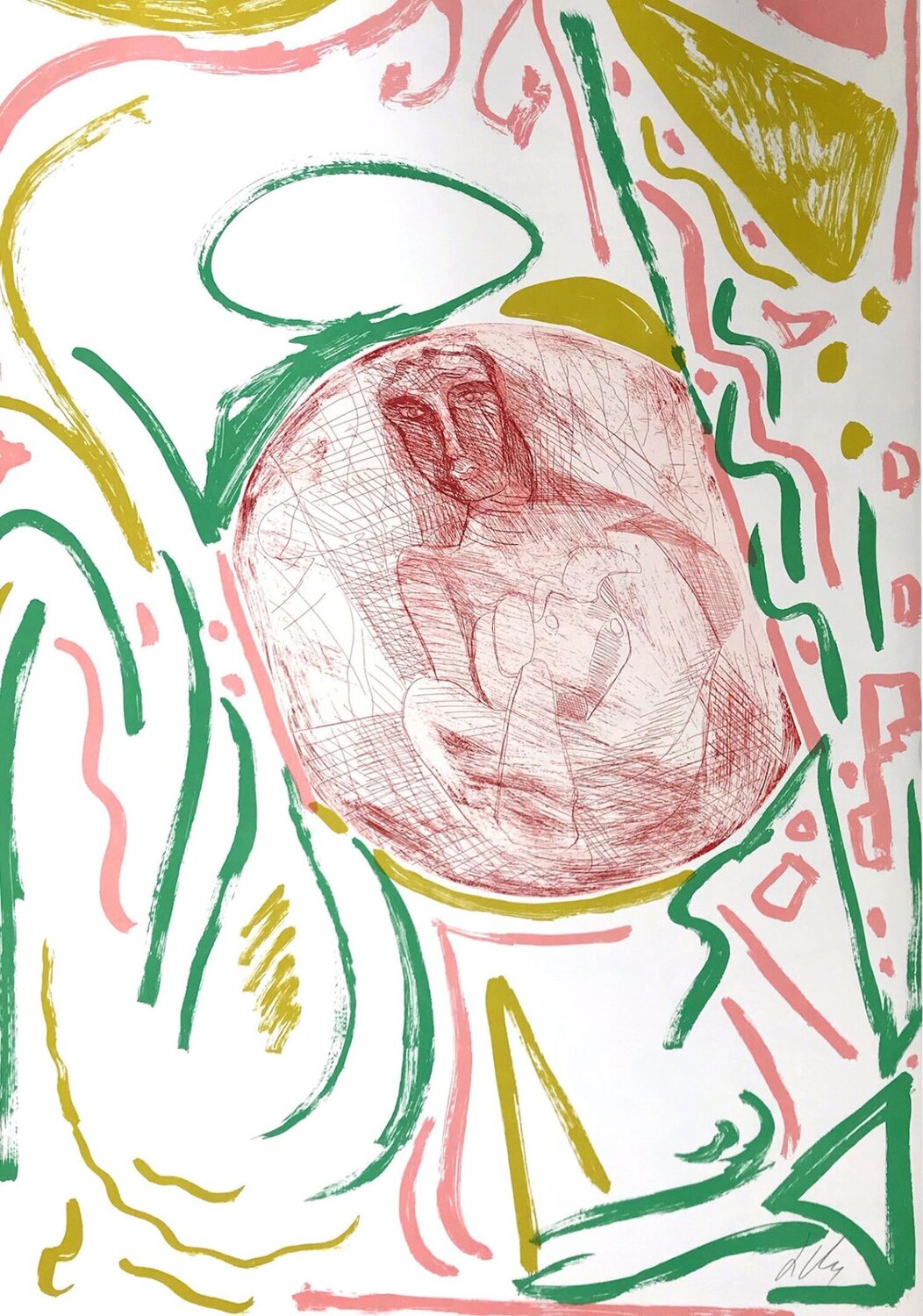 B4 Sandro Chia Afdruk te koop