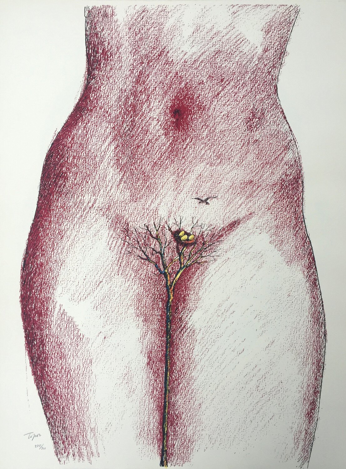 Le nid Roland Topor Stampa in vendita