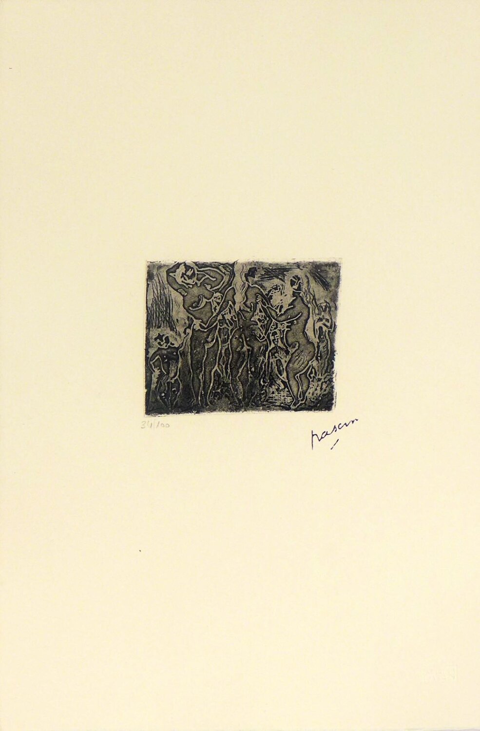 Les Trois Graces Jules Pascin Print for sale