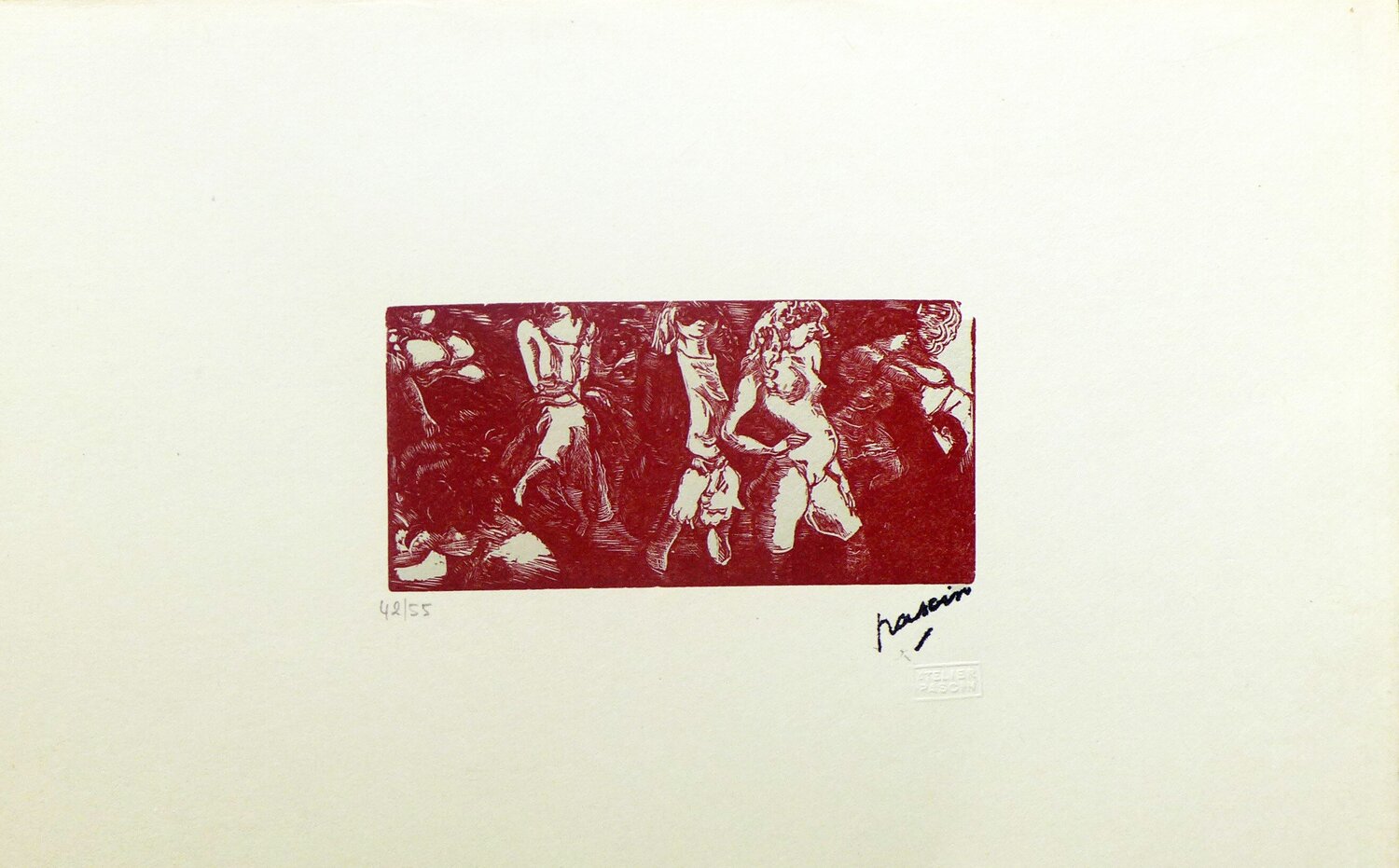 Filles de la Nuit, 2 Jules Pascin Stampa in vendita