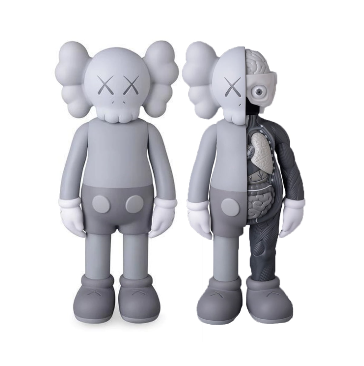 KAWS – Companion Grey + Grey Flayed (Set of 2) by KAWS (2016