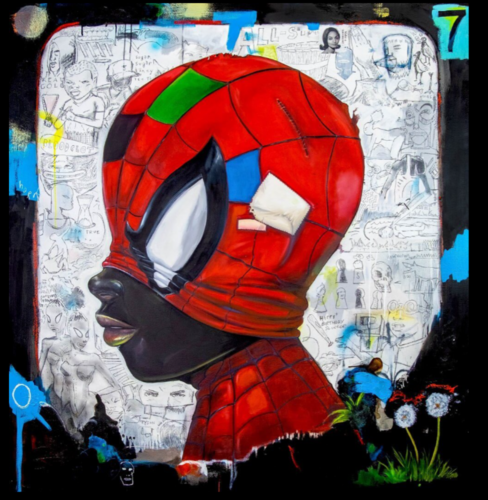 Hebru Brantley – The Webs We Weave de Hebru Brantley, Pintura a la venta en Singulart