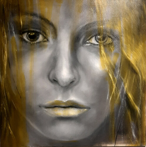 hier und jetzt by Sabine Brandenburg, Painting for Sale on Singulart