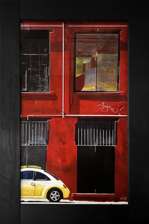 Yellow Car Maurizio Rosella