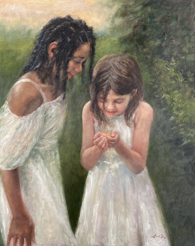 Fireflies by Lisa Mistiuk, Painting for Sale on Singulart