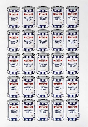 Tesco Soup Can by Banksy, Print for Sale on Singulart