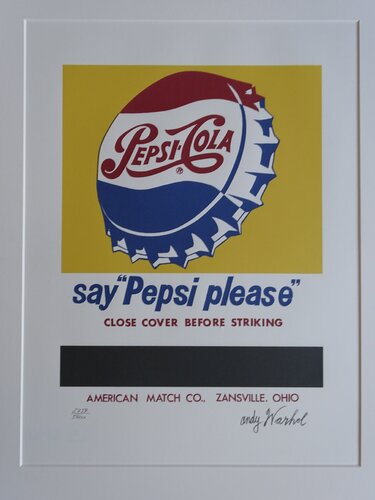 Pepsi by Andy Warhol, Work on Paper for Sale on Singulart