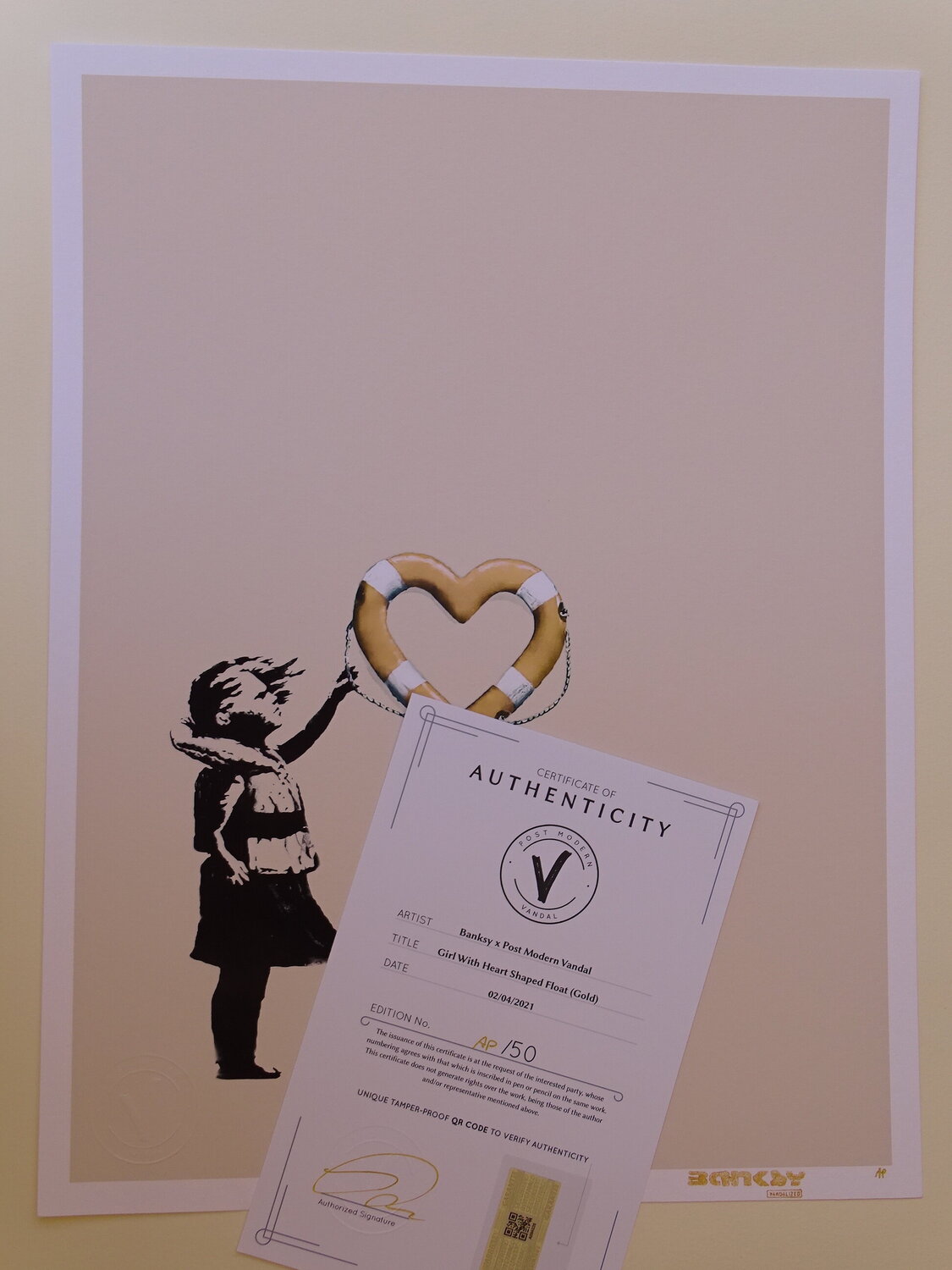 Banksyの作品をSINGULARTで販売中