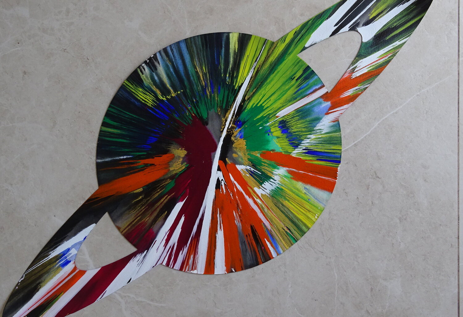 Saturn Damien Hirst Dipinto originale in vendita