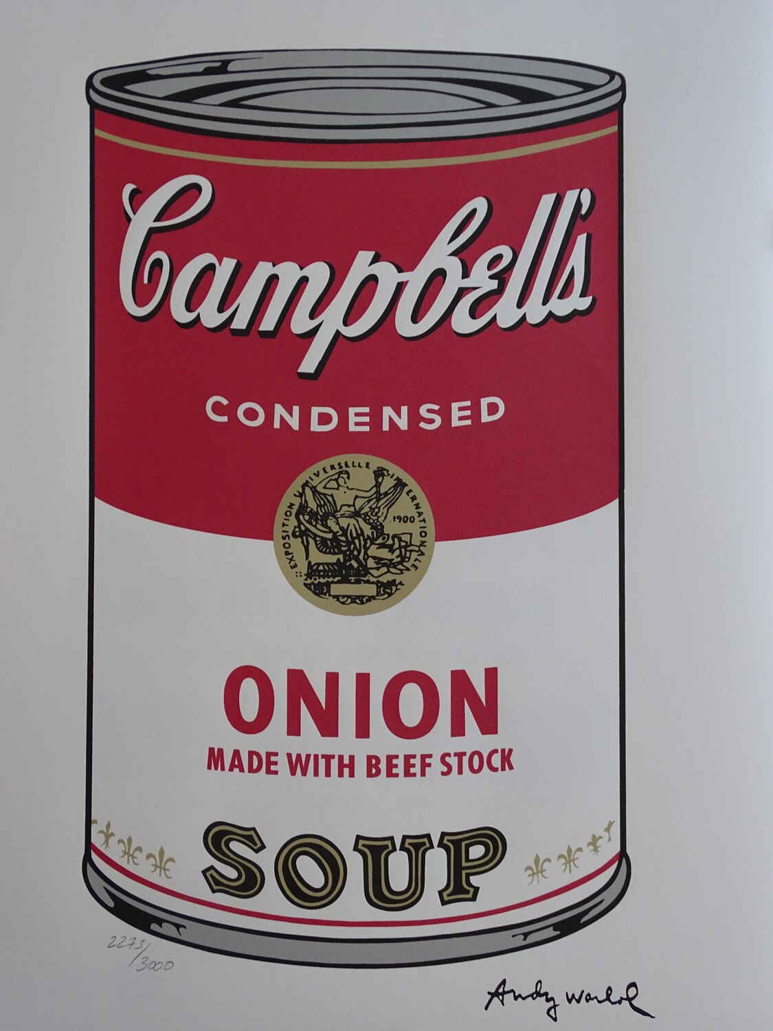 Campbells Andy Warhol Work on Paper for sale