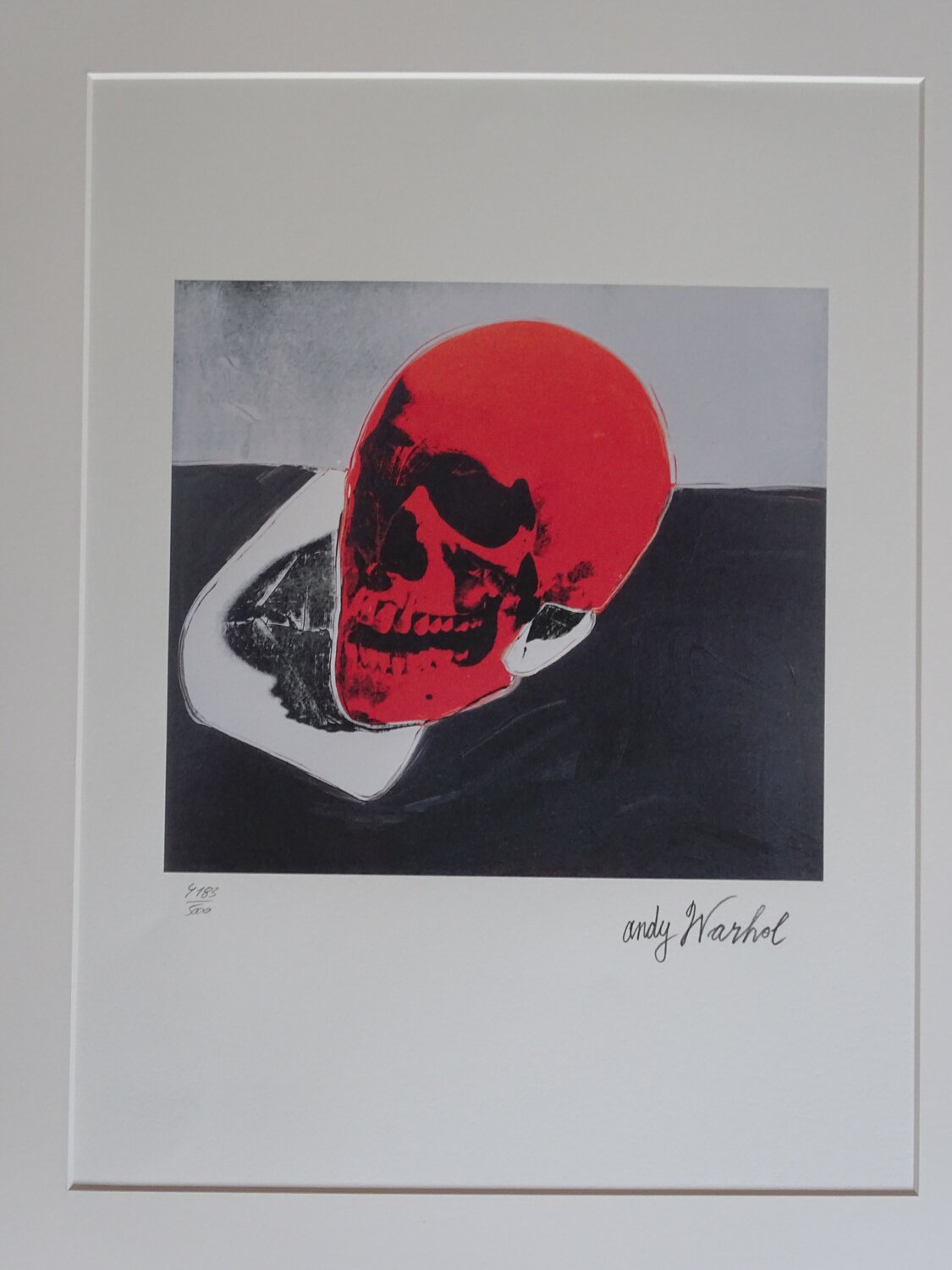 Skull Andy Warhol Work on Paper for sale