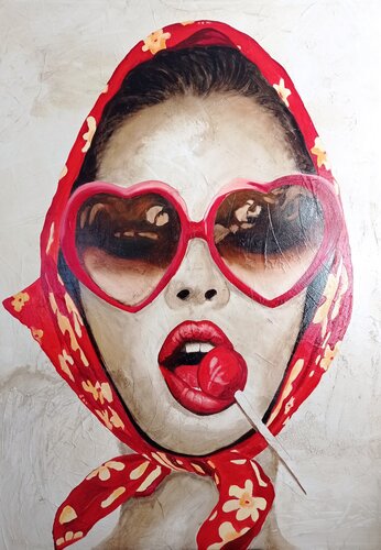 Chupa Chups by Federica Gabrielli, Painting for Sale on Singulart