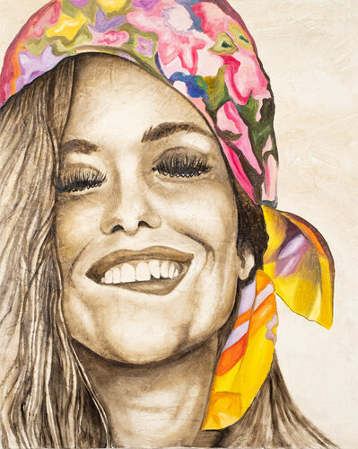 Be happy by Federica Gabrielli, Painting for Sale on Singulart