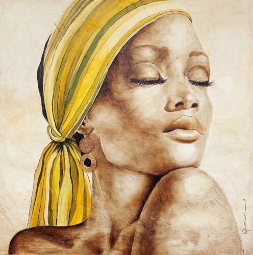 I caldi colori dell'Africa lll by Federica Gabrielli, Painting for Sale on Singulart