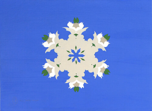 White Roses of York V van Rhia Janta-Cooper, Schilderij te koop op Singulart